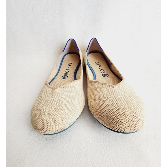 Rothy's The Flat Retired Sahara Gold Giraffe Print Flats size 11 - Picture 7 of 12